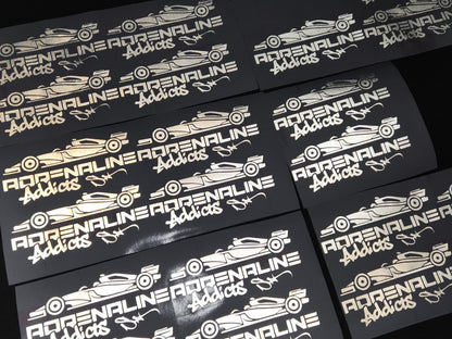 Custom Reflective Vinyl Cut Stickers