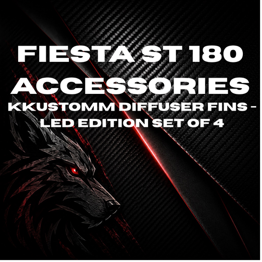 KKUSTOMM DIFFUSER FINS - LED EDITION SET OF 4