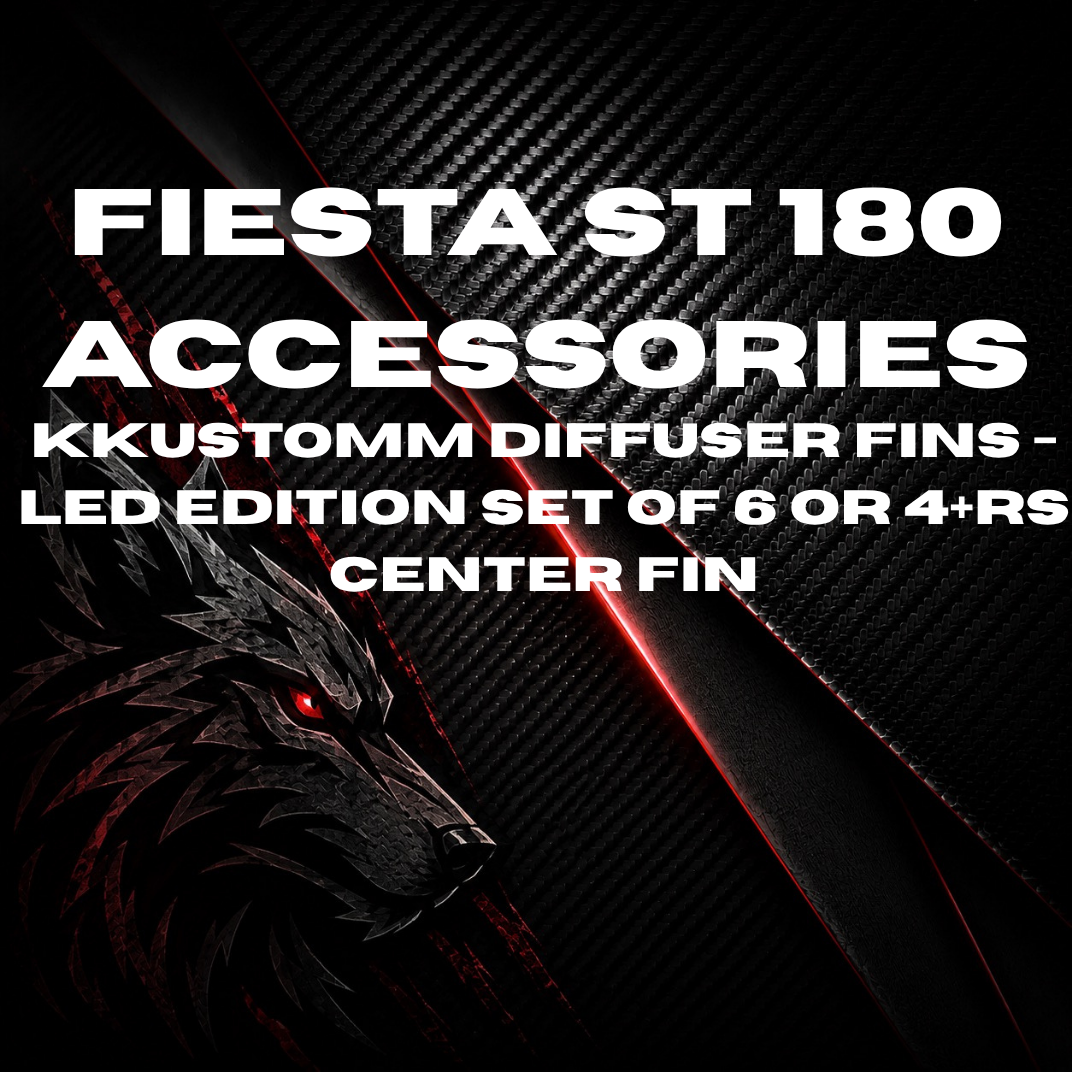 KKUSTOMM DIFFUSER FINS - LED EDITION SET OF 6 OR 4+RS CENTER FIN