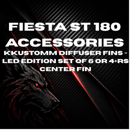 KKUSTOMM DIFFUSER FINS - LED EDITION SET OF 6 OR 4+RS CENTER FIN