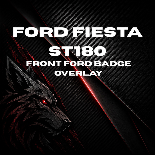 Ford Fiesta ST180 Front Ford Badge Overlay
