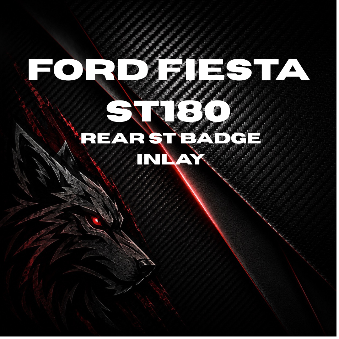 Ford Fiesta ST180 Rear St badge inlay