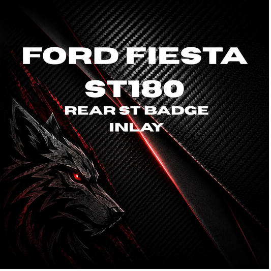 Ford Fiesta ST180 Rear St badge inlay