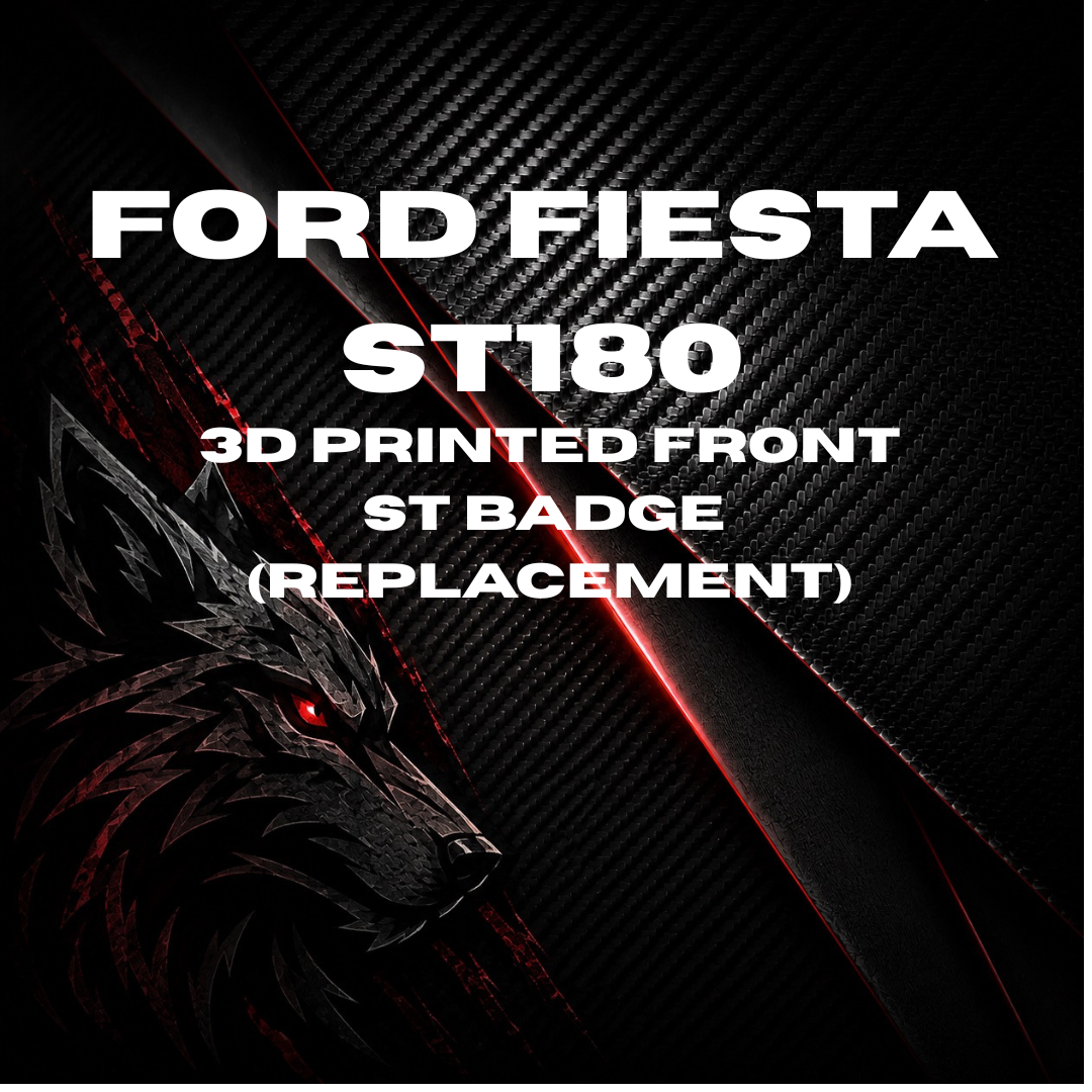 Ford fiesta ST180 3D printed front ST badge