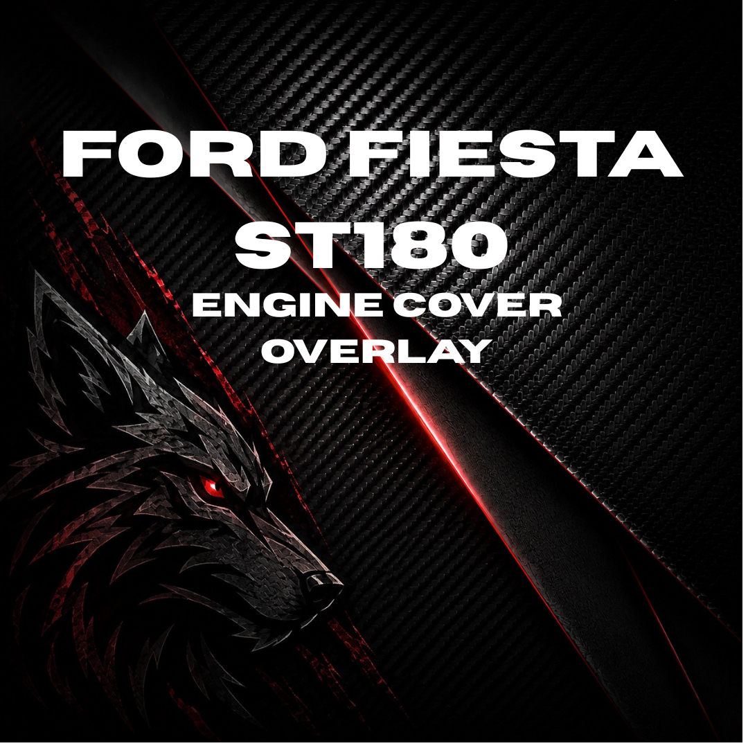 Fiesta ST180 engine cover overlay