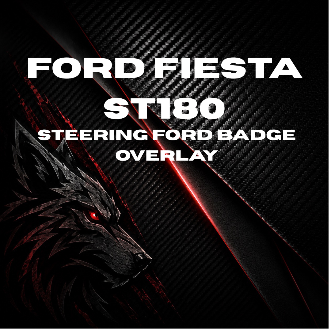 Ford Fiesta ST180 Steering ford badge overlay