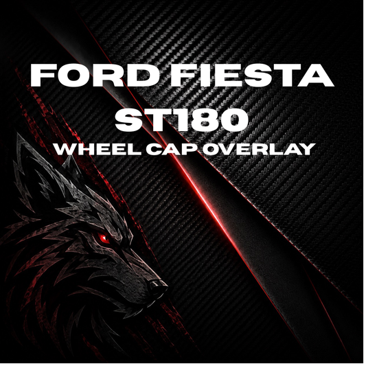 Ford Fiesta ST180 wheel cap overlay