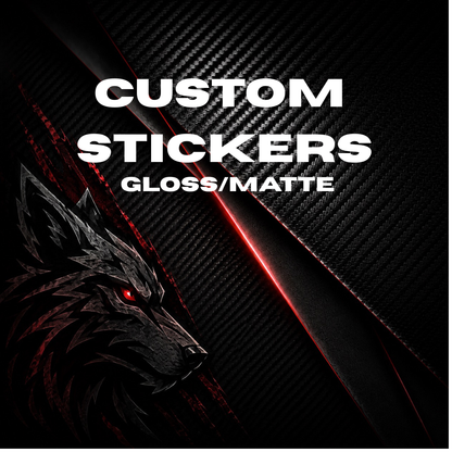Custom Gloss/Matte Vinyl Cut Stickers
