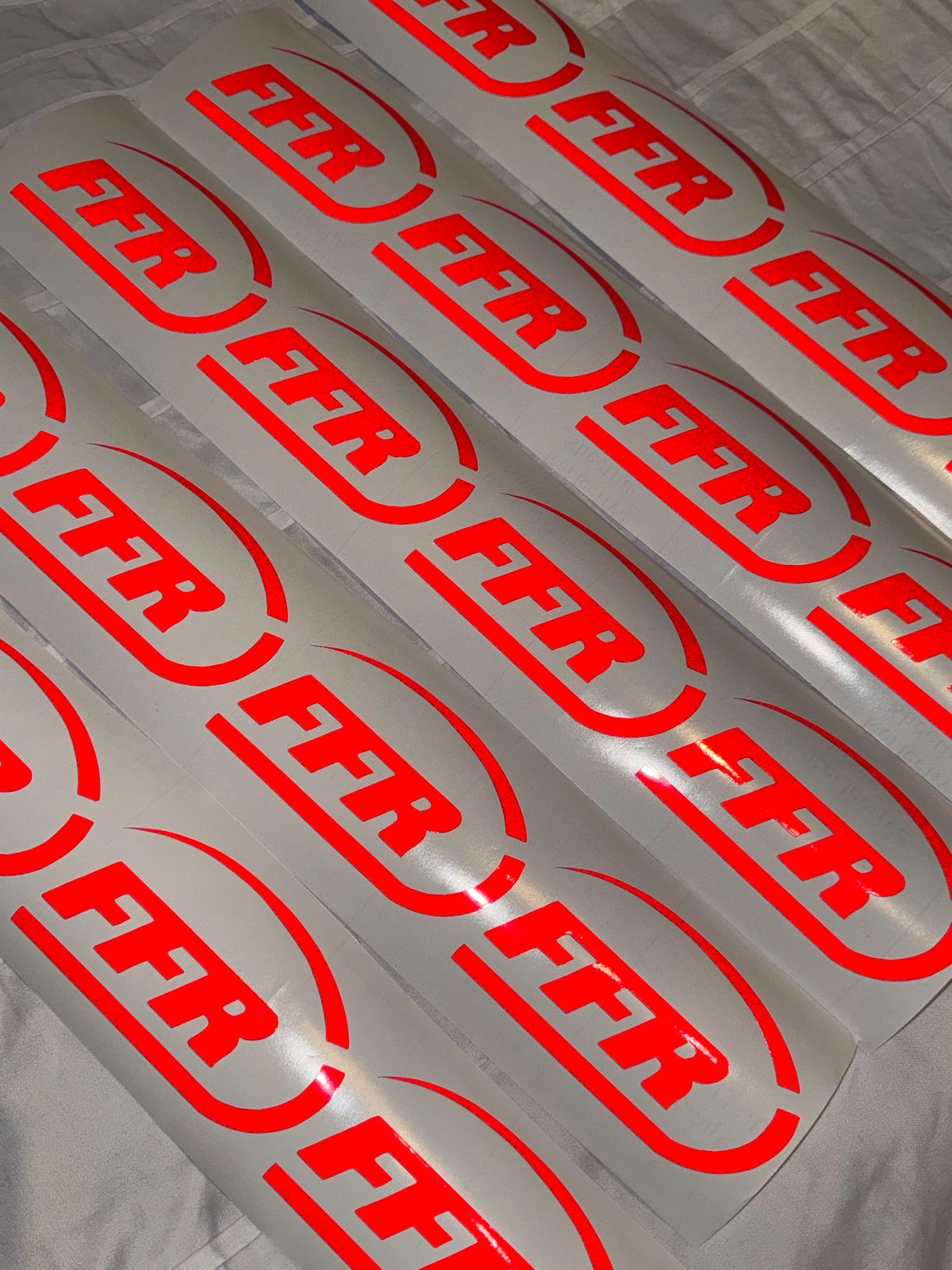 Custom Reflective Vinyl Cut Stickers