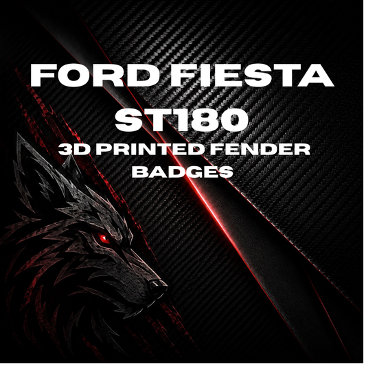 Ford Fiesta ST180 3D Printed RS-Style Fender Badges